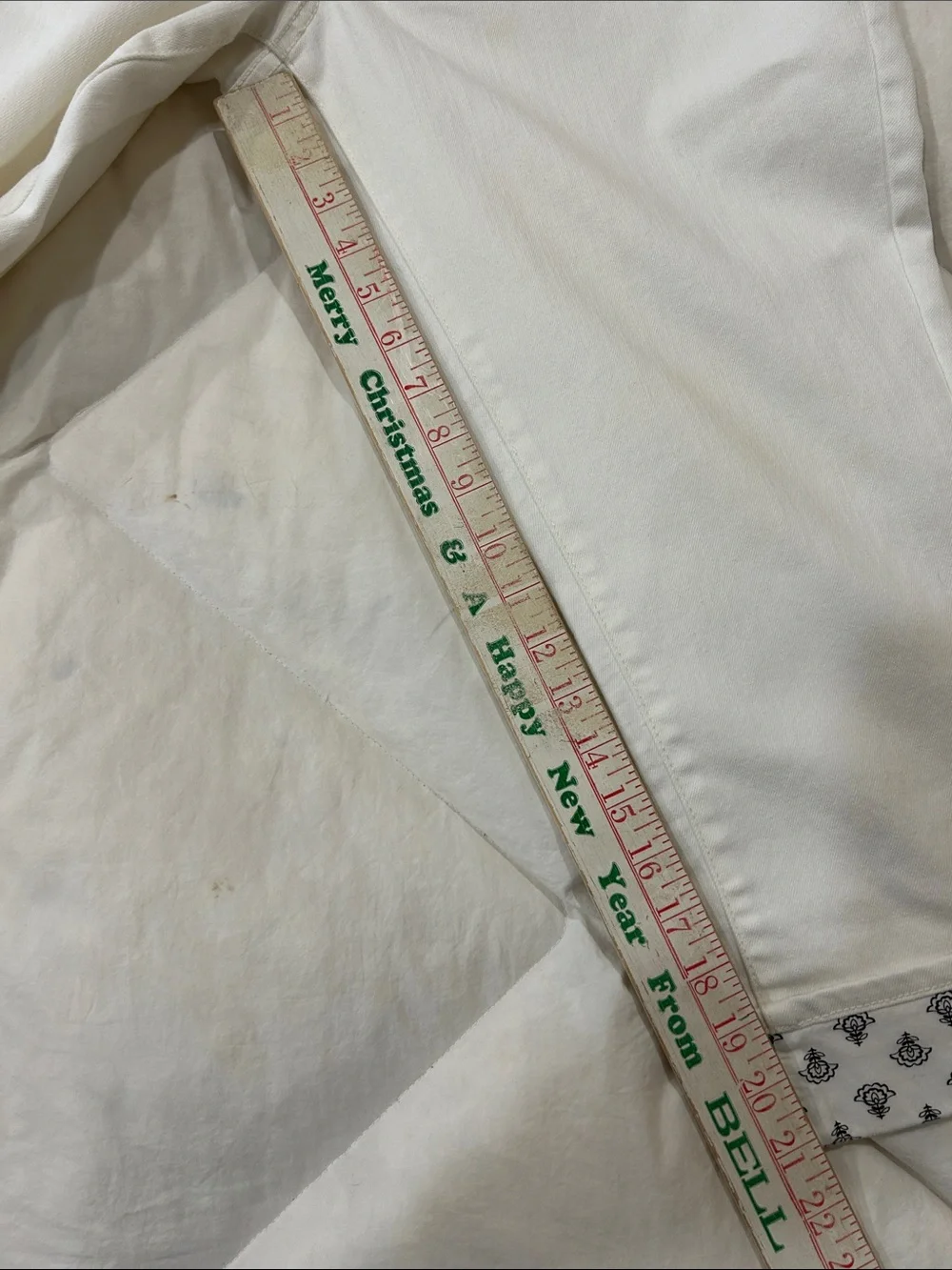 Coldwater Creek White Denim Cropped Pants